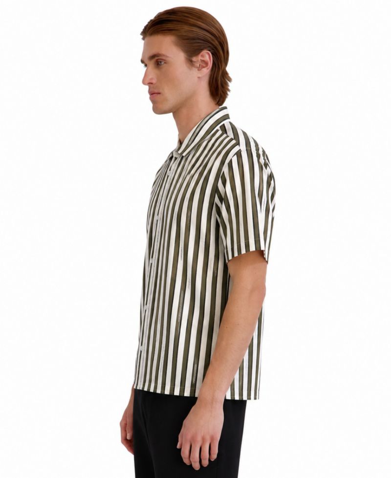 Men's Cotton Stripe Shirt