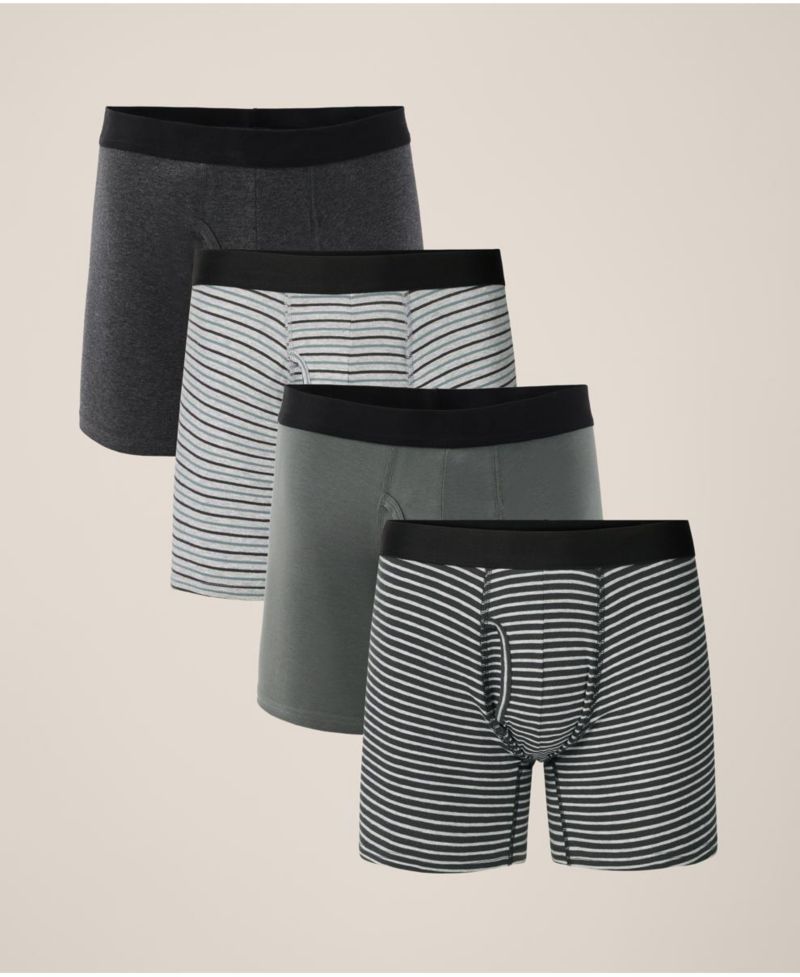 Men's Organic Cotton Everyday Boxer Brief 4-Pack