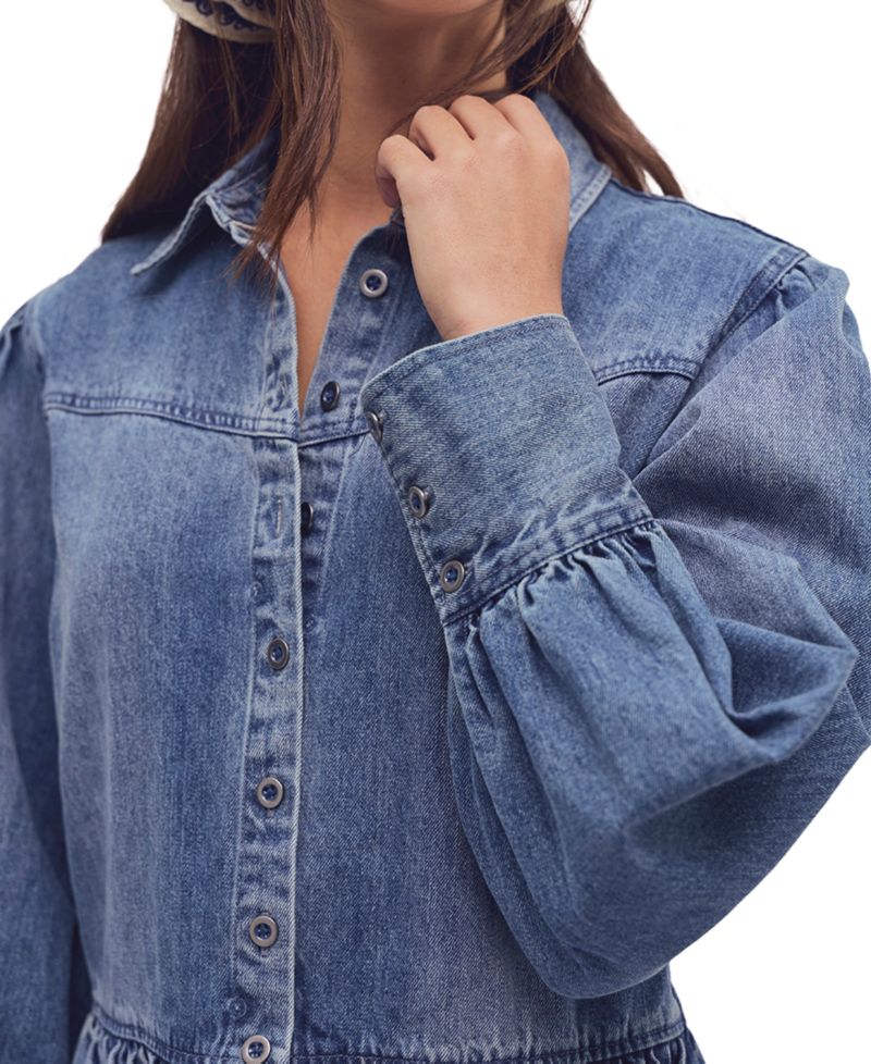 Women's Marris Smocked Denim Mini Dress