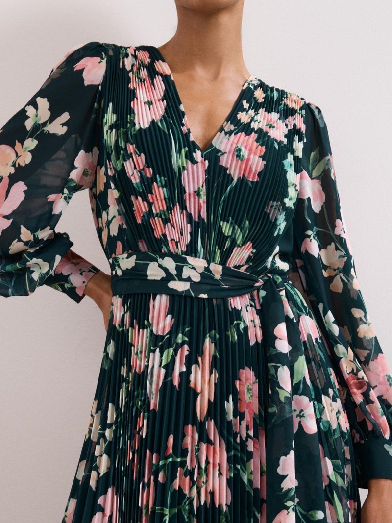 Women's Rosa V-Neck Floral Maxi Dress