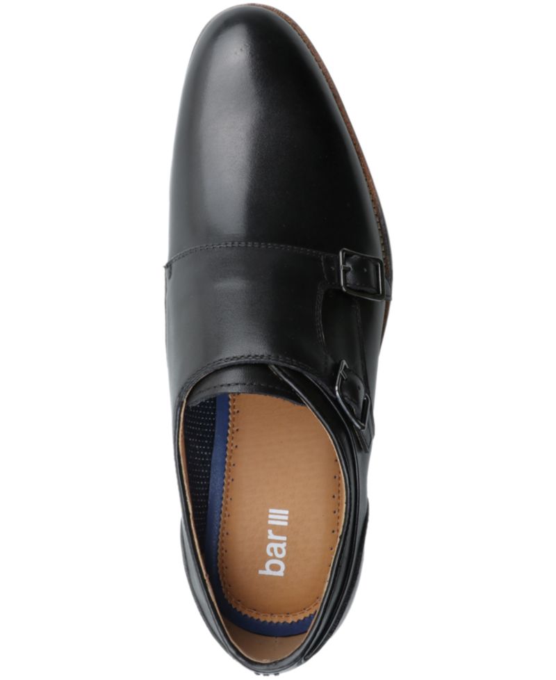 Men's Genuine Leather Monk-Strap Dress Shoes