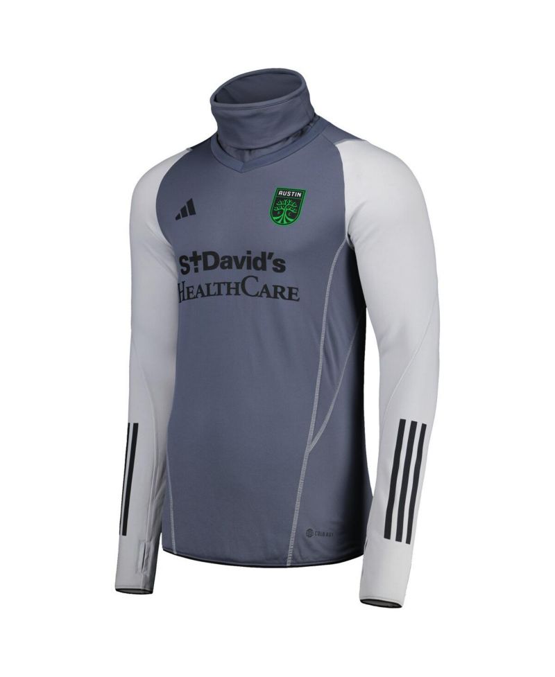 Men's Gray Austin FC Warm Raglan COLD.RDY Sweatshirt