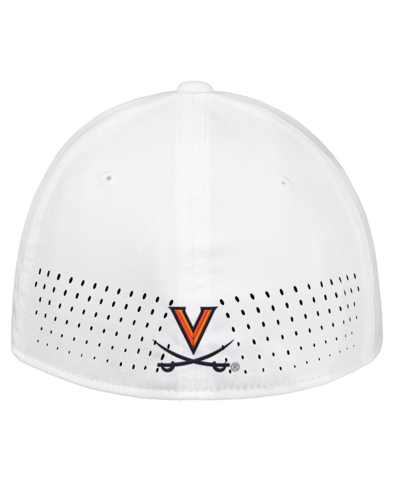 Men's White Virginia Cavaliers 2026 On-Field AeroBill Swoosh Flex Dri-FIT Hat