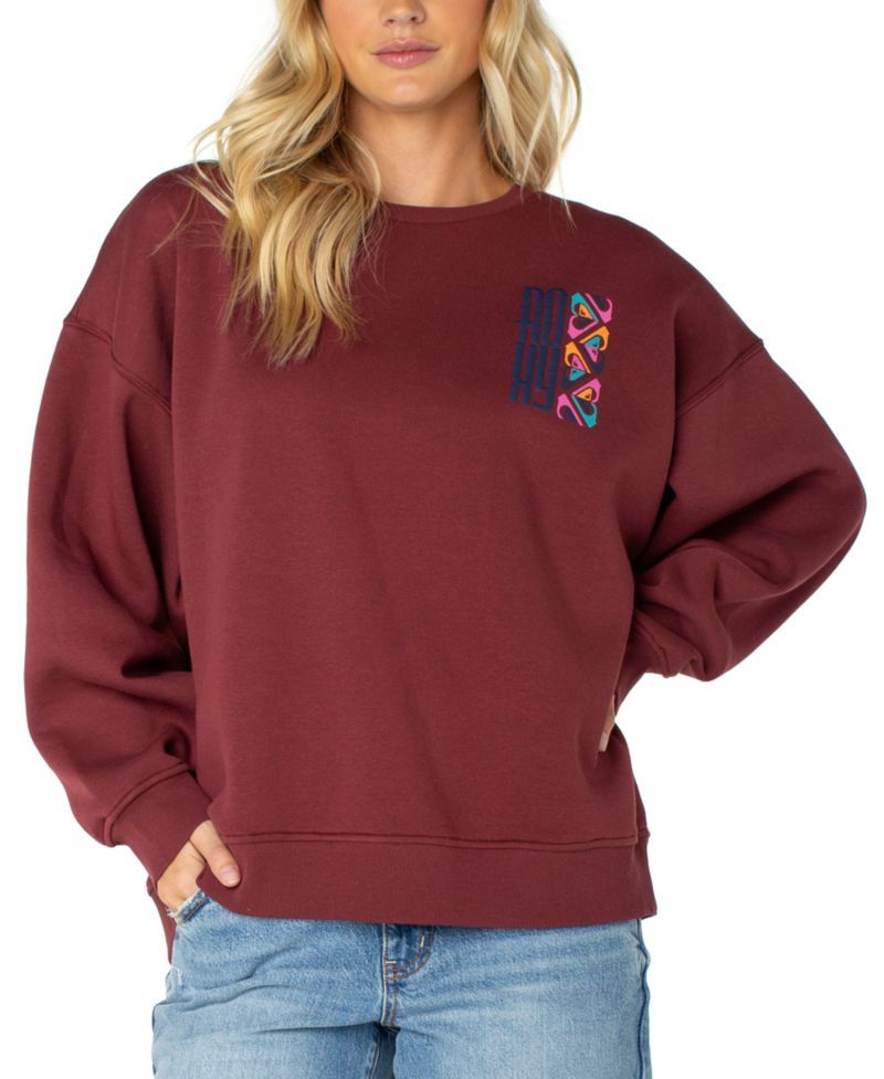 Women's Morning Stroll Oversized Graphic Crewneck Sweatshirt