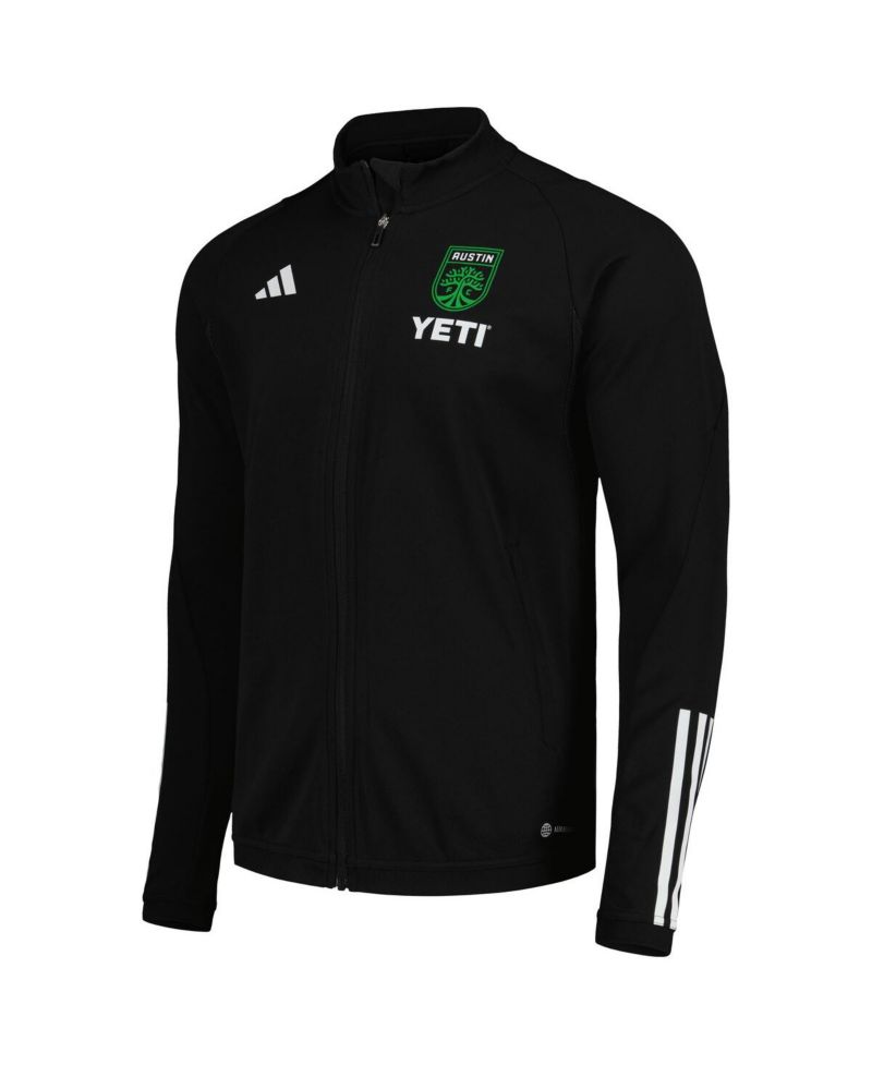 Men's Black Austin FC 2023 On-Field AEROREADY Full-Zip Training Top