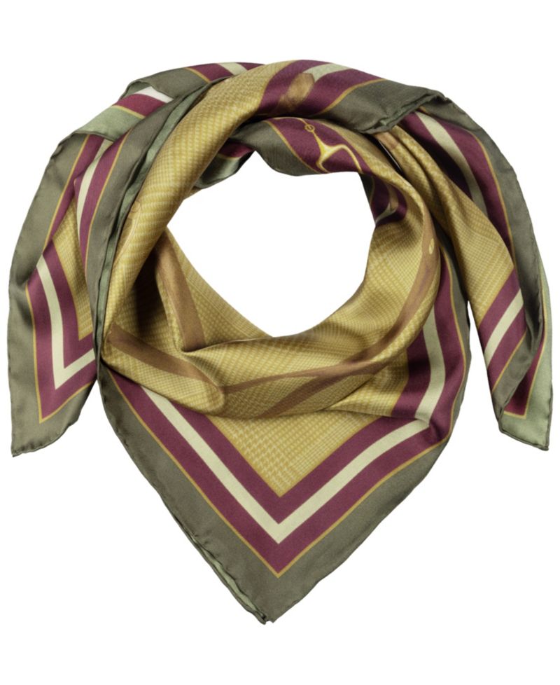 Equestrian Glenplaid Square Scarf