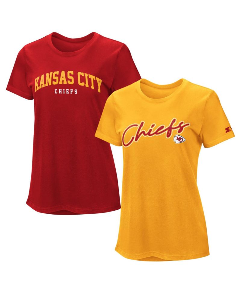 Women's 2-piece Red/Gold Kansas City Chiefs T-Shirt