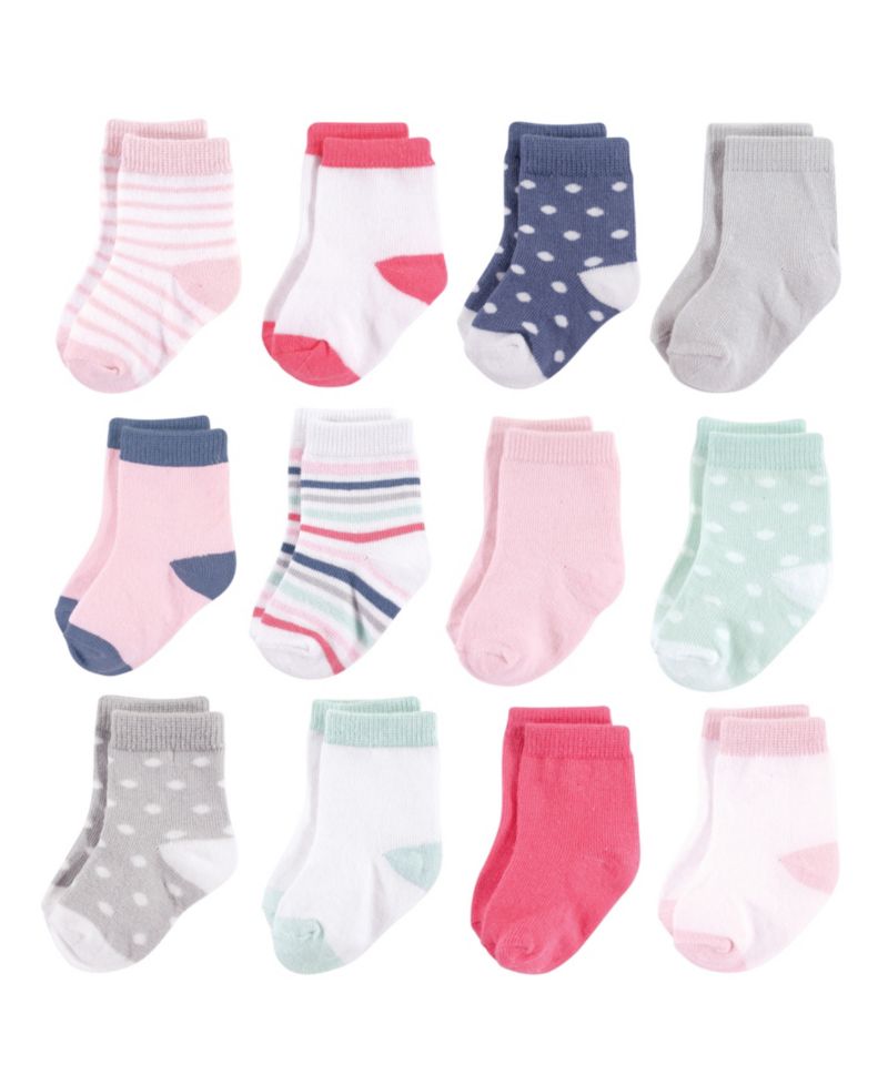Cotton Rich and Terry Crew Socks