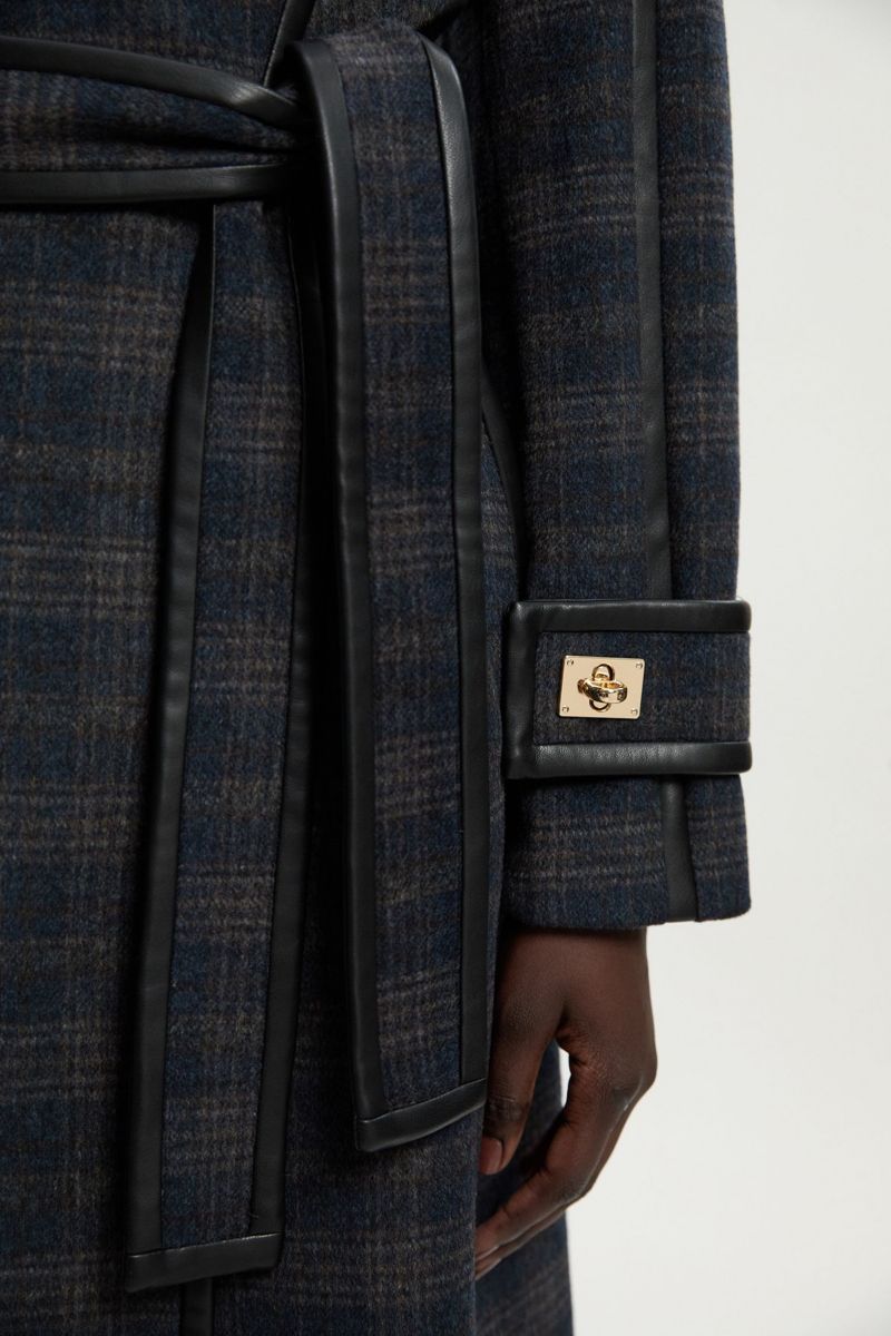 Women's Double Breasted Belted Midi Coat