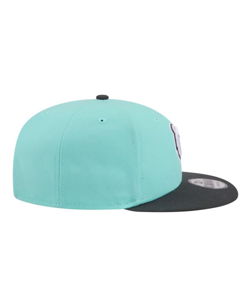 Men's Turquoise/Charcoal Memphis Grizzlies Color Pack Two-Tone 9FIFTY Snapback Hat