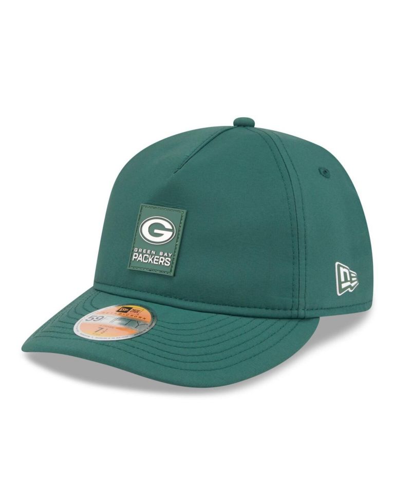 Men's Green Green Bay Packers 2025 Sideline Retro Crown 59FIFTY Fitted Hat