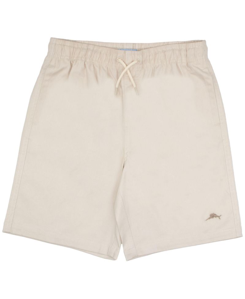 Big Boys Classic Woven Button Down Shirt, Tees and Shorts Outfit Set