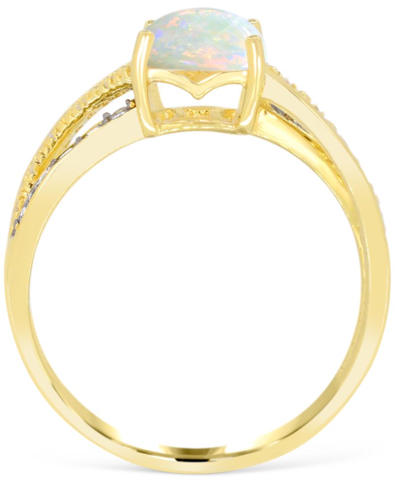 Lab-Grown Ruby (2 ct. t.w.) & Diamond Accent Swirl Ring in 14k Gold-Plated Sterling Silver