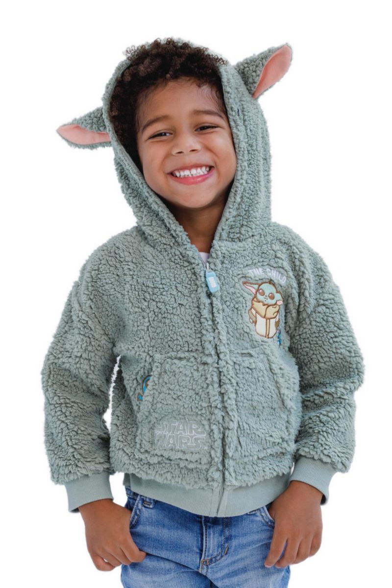 Baby Boys Boy's/Girl's (0-18 Months) Star Wars Grogu Cozy Sherpa Cosplay Hoodie