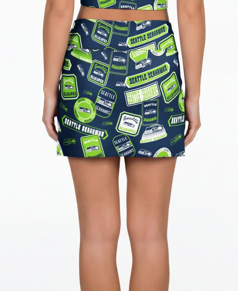 Women's College Navy Seattle Seahawks Grady Sleep Skort