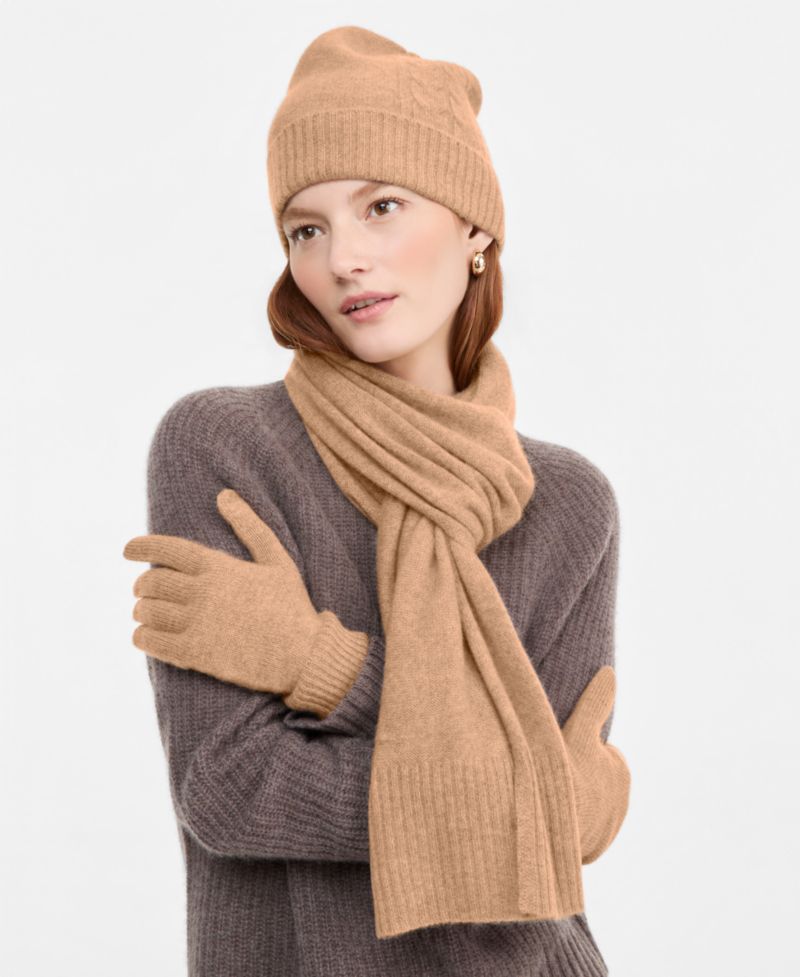 Cashmere Hat, Gloves & Scarf Boxed Gift Set