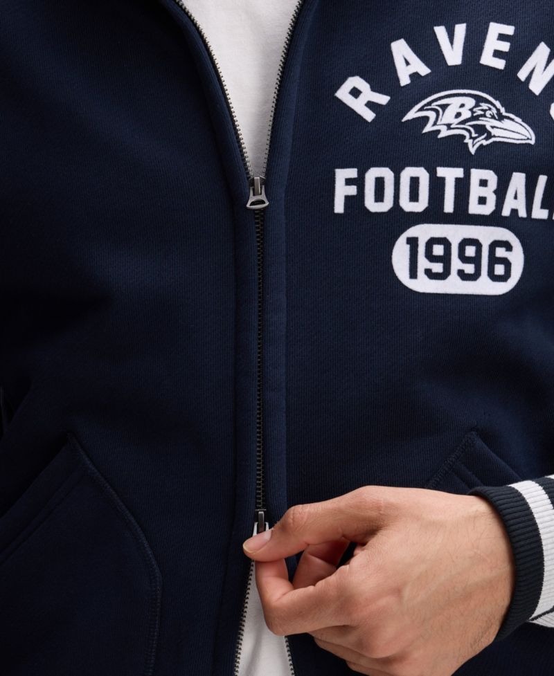 Men's Baltimore Ravens IconicFleece Full-Zip Fleece Jacket