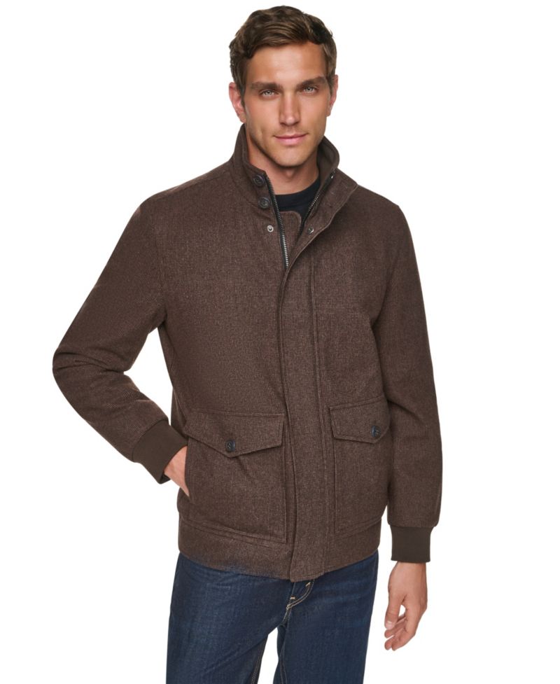 Men's Stand Collar Bomber Jacket