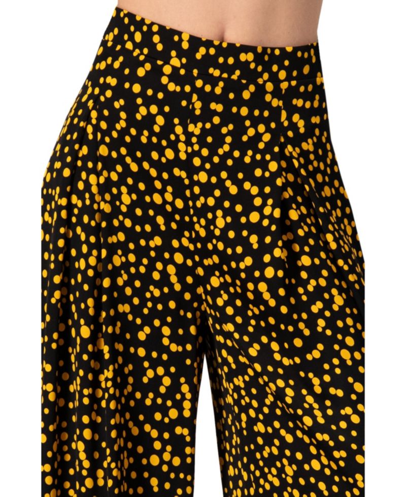 Women's Wide-Leg Polka Dot Pants