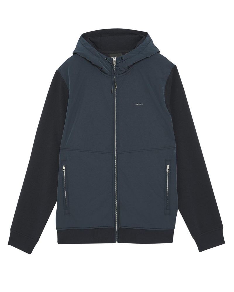 Men's Half Raglan Hybrid Hoodie