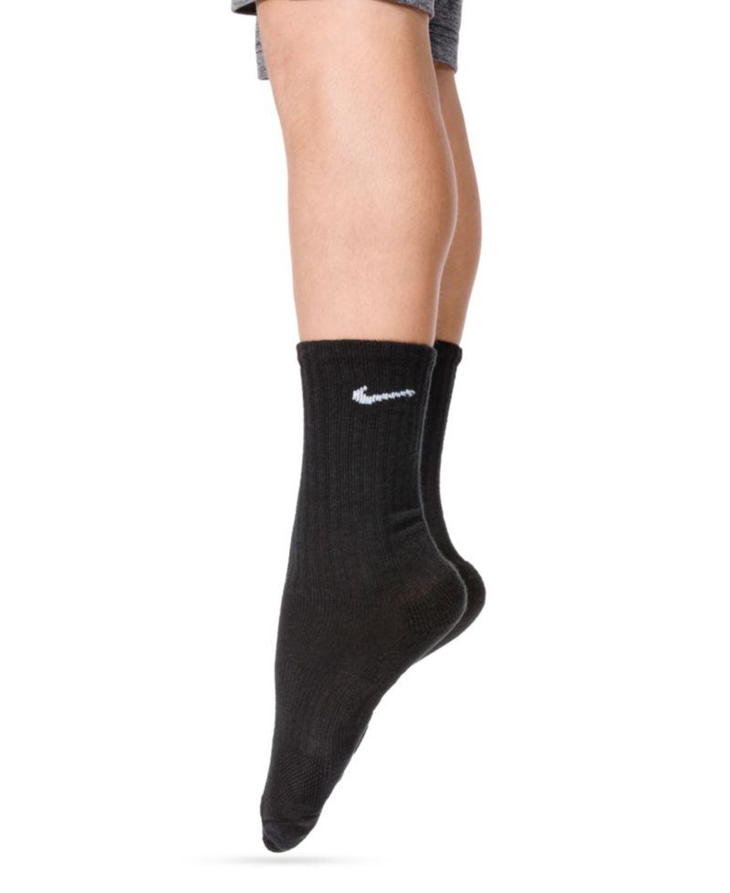 Big Kids' Cushioned Crew Socks, 6 Pairs
