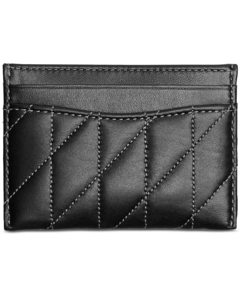Essential Quilted Pillow Leather Card Case