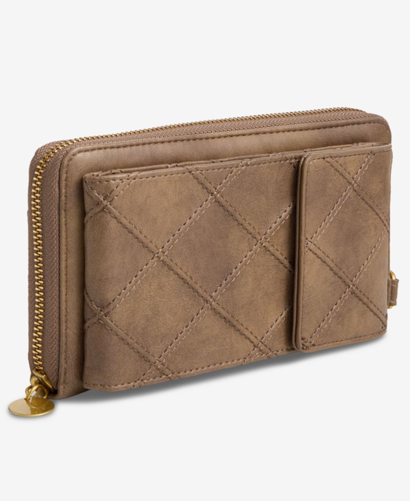 Diamond Quilted Phone Crossbody Bag