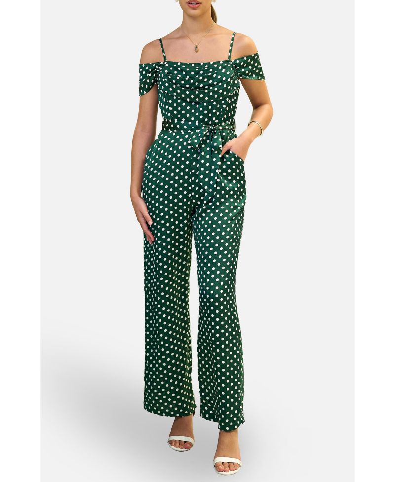 Women's Spot Bardot Jumpsuit