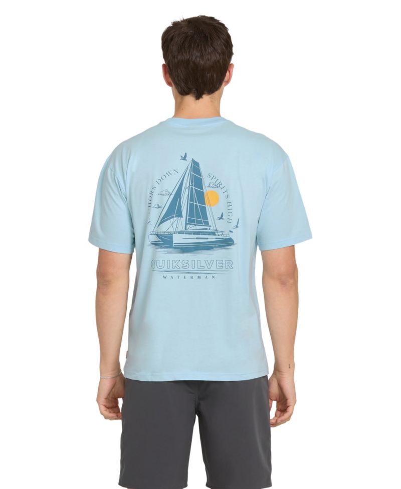 Quiksilver Men's Short-Sleeve Anchors Down T-Shirt