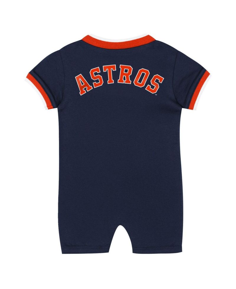 Baby Boys and Girls Navy Houston Astros Pinch Coverall