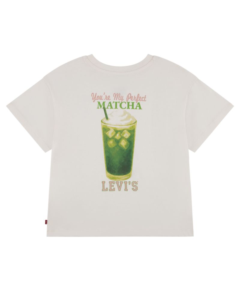 Girls' 7-16 Short-Sleeve Matcha Oversized T-Shirt