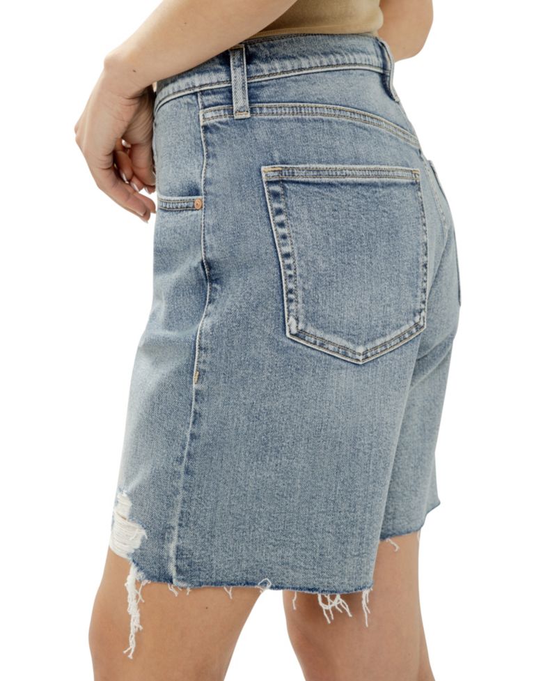 Women's Relaxed Bermuda Mid-Rise Shorts