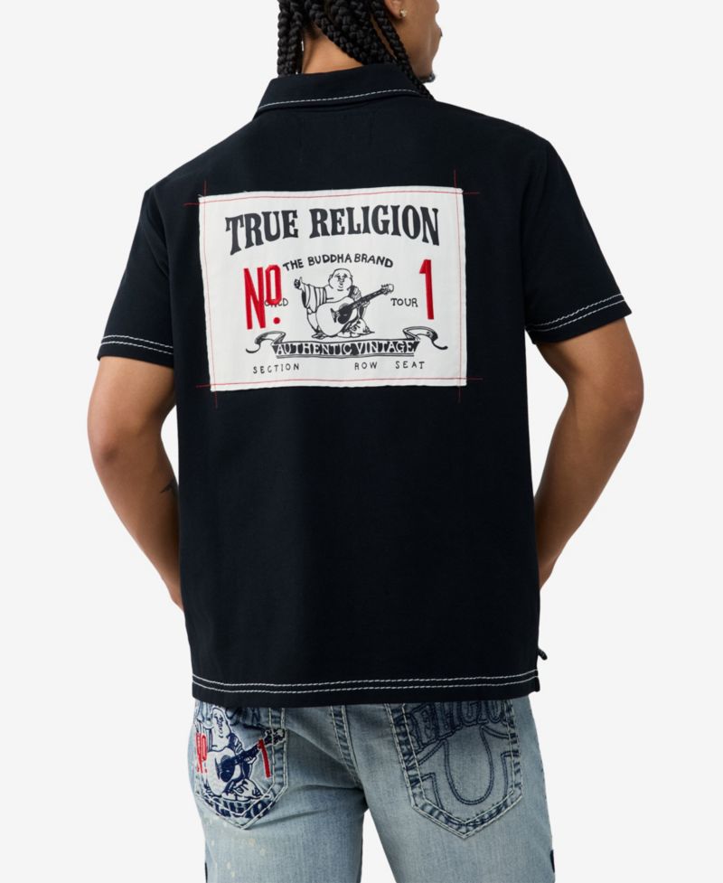 Men's Buddha Logo Polo Shirt