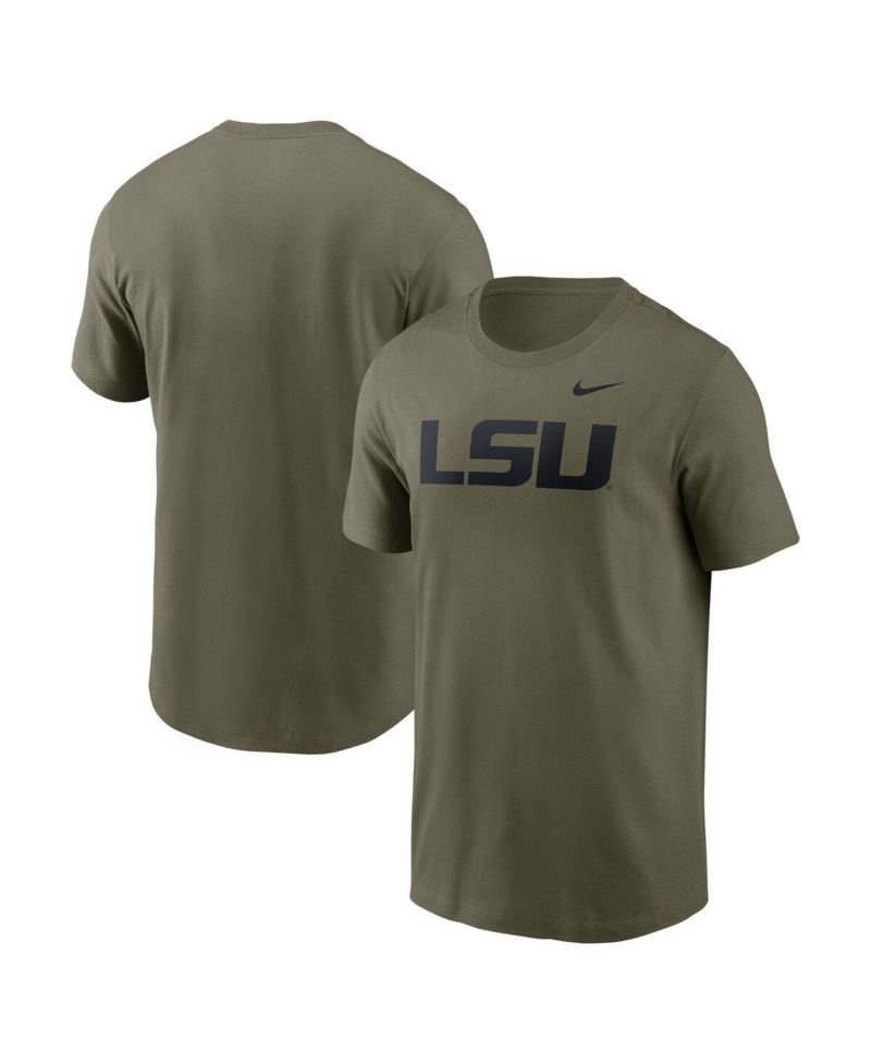 Men's Olive LSU Tigers Primetime Logo Performance T-Shirt