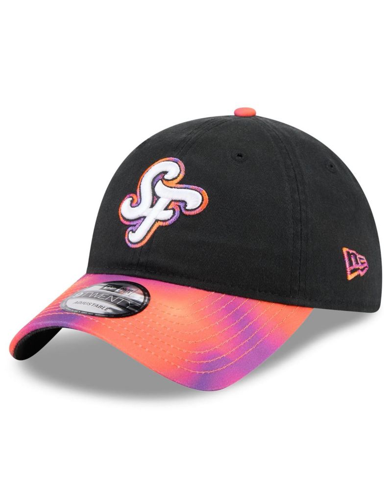 Men's Black/Orange San Francisco Giants 2025 City Connect 9TWENTY Adjustable Hat