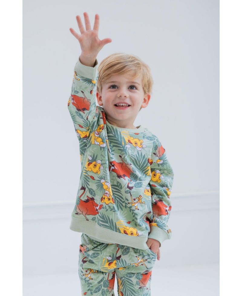 Toddler Boys Boy's(2T-5T) Pixar Toy Story Woody Rex Buzz Lightyear Slinky Dog Sweatshirt and Jogger Pants Set to