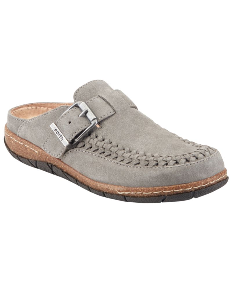Women's Eileen Woven Suede Footbed Clogs