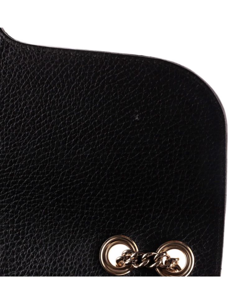 Medium Interlocking Shoulder Bag Leather