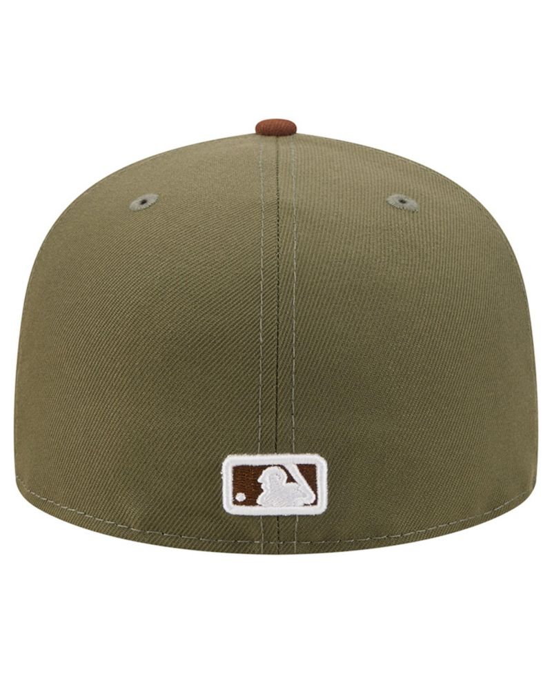 Men's Olive/Brown New York Yankees Color Pack 59FIFTY Fitted Hat