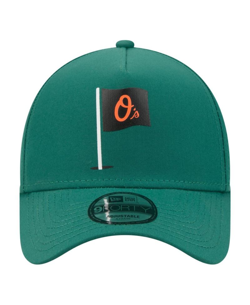 Men's Green Baltimore Orioles Pin Seeker 9FORTY A-Frame Adjustable Hat