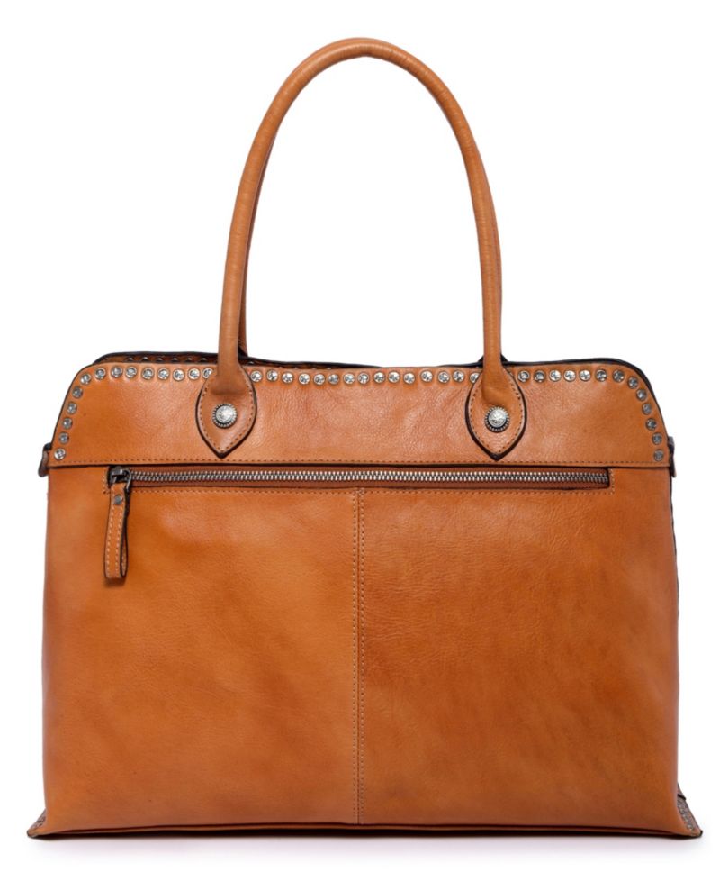 Soul Stud Large Leather Satchel Bag