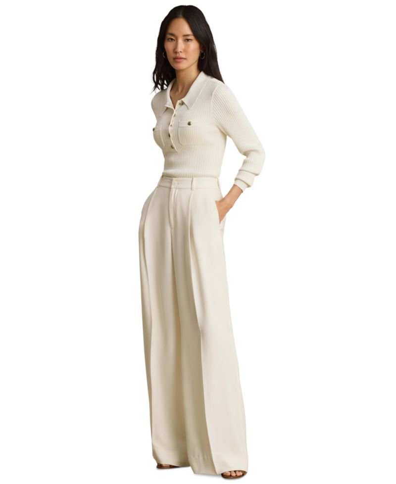 Women's High-Rise Wide-Leg Pants