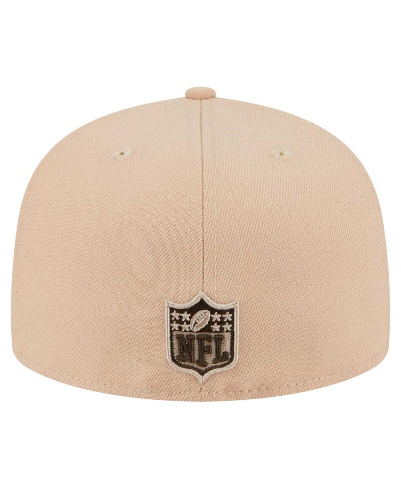 Men's Tan Pittsburgh Steelers Candied Pecan 59FIFTY Fitted Hat
