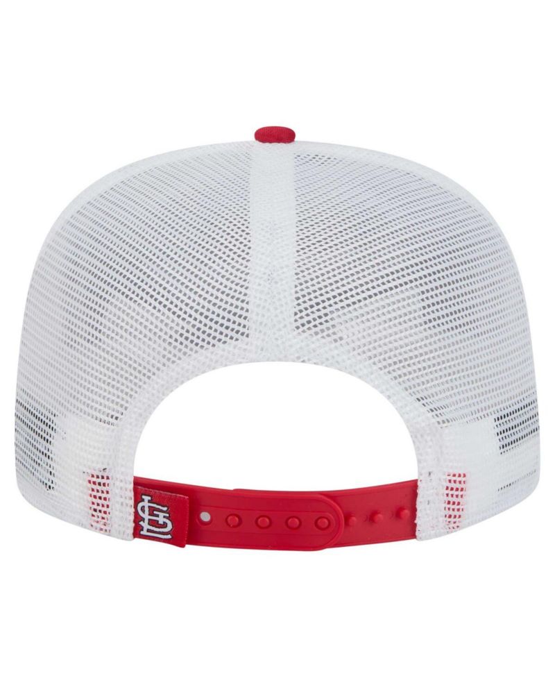 Men's Red St. Louis Cardinals 9FIFTY A-Frame Trucker Snapback Hat