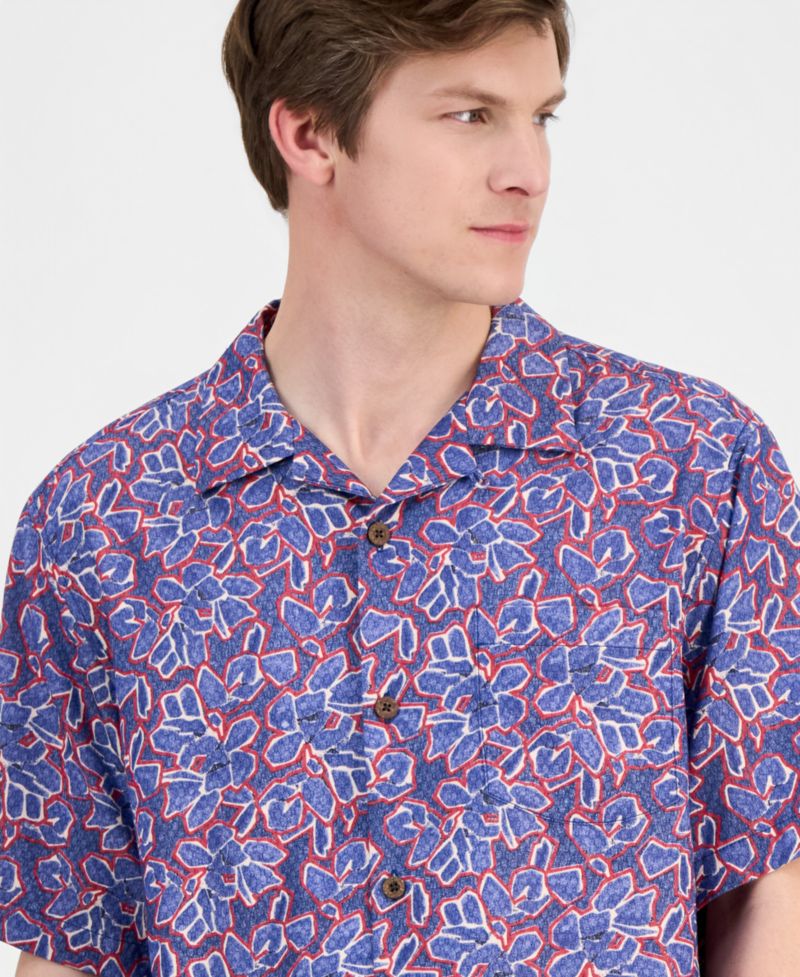 Men's Coastal Ease Geo Rio Printed Shirt