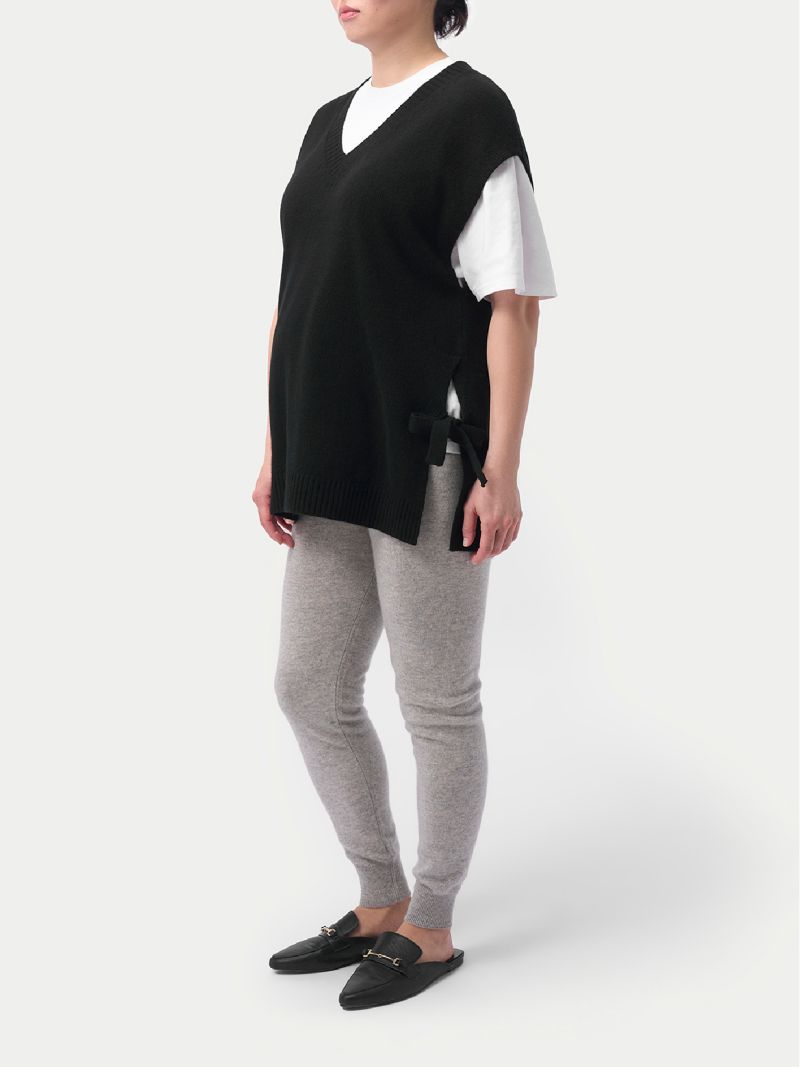 Maternity Over Bump Cashmere Knit Pants