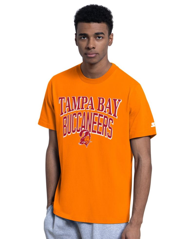 Men's Orange/Heather Gray Tampa Bay Buccaneers Two-Pack Throwback Logo T-Shirt Set