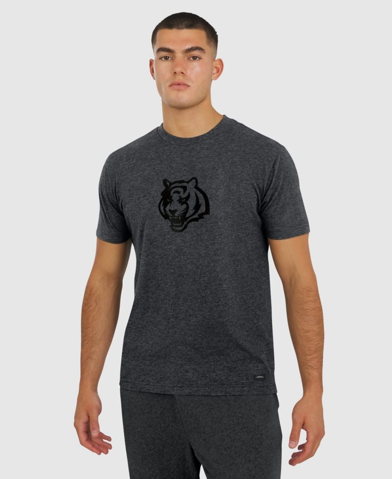 Men's Graphite Cincinnati Bengals Players Lounge Tri-Blend T-Shirt
