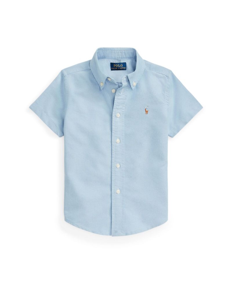 Boys' 2T-7 Oxford Short-Sleeve Shirt