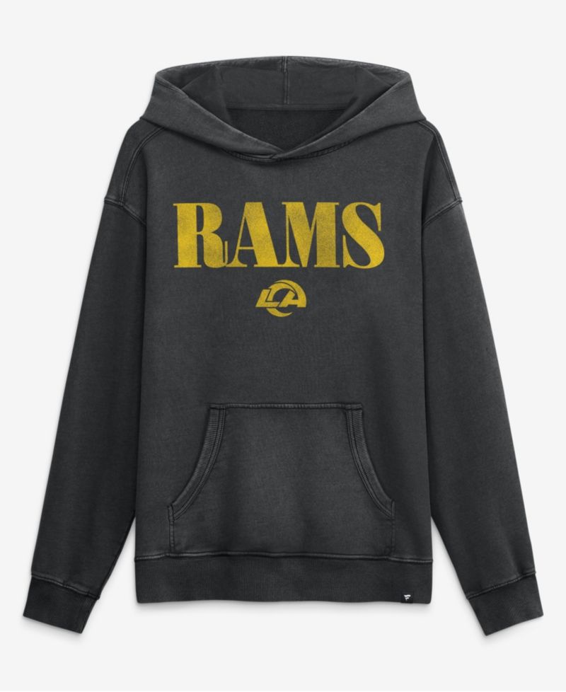 Men's Black Los Angeles Rams Relaxed Intense Rivalry French Terry Hoodie